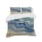 Designart 'Coast Blue Sea Waves Watercolour' Traditional Bedding Set - Duvet Cover & Shams